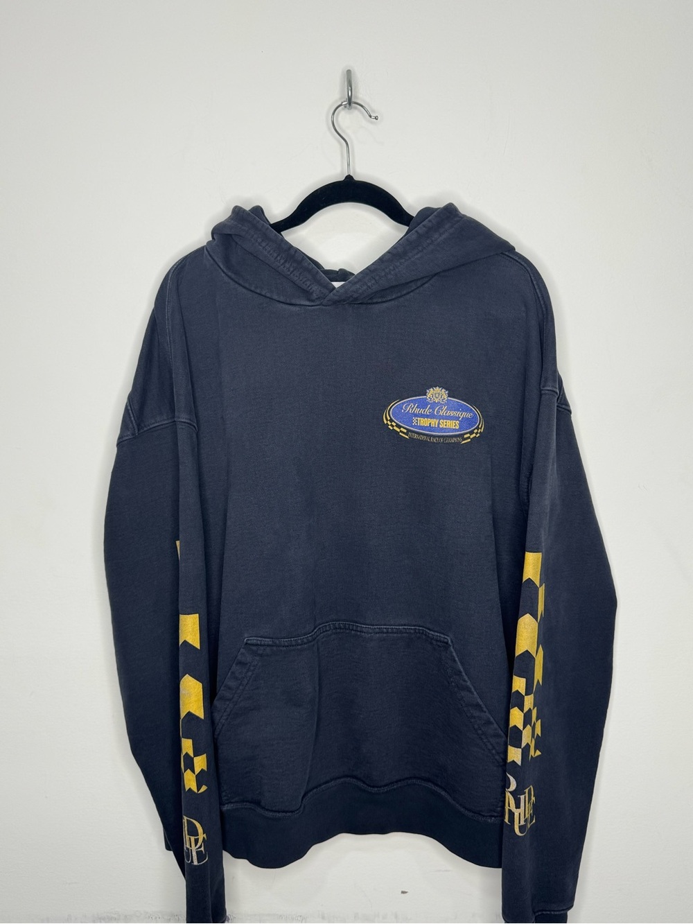 Rhude Trophy Series Hoodie Vintage Black Men’s Large
